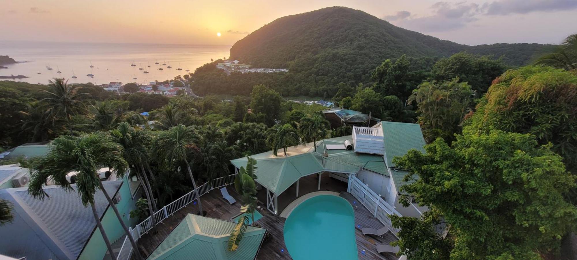 Appartement Duplex Vue Mer Jacuzzi Privé Deshaies Kültér fotó